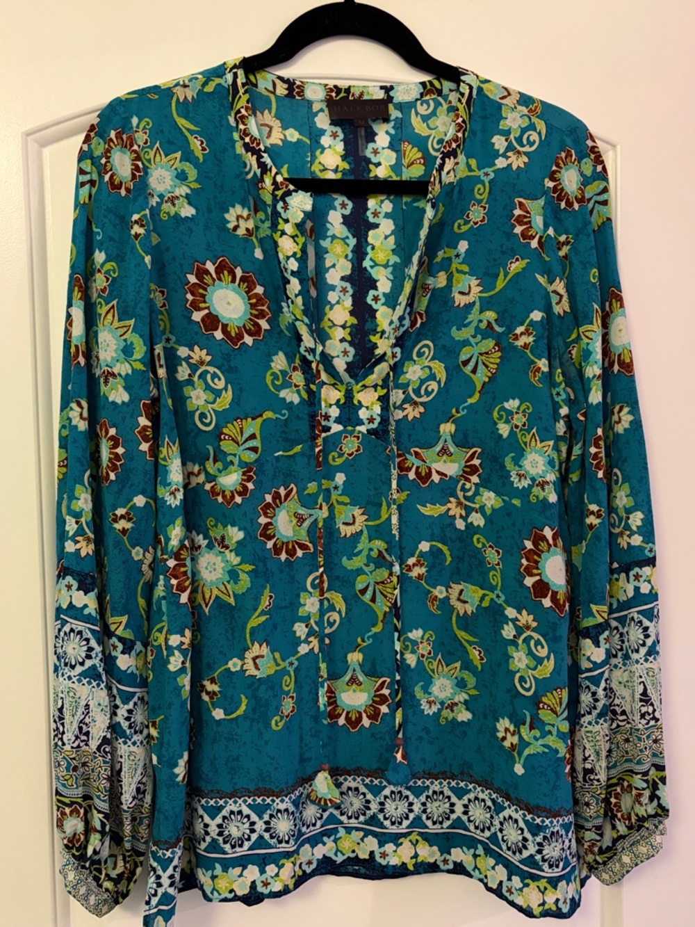 Hale Bob Boho Floral Shirt